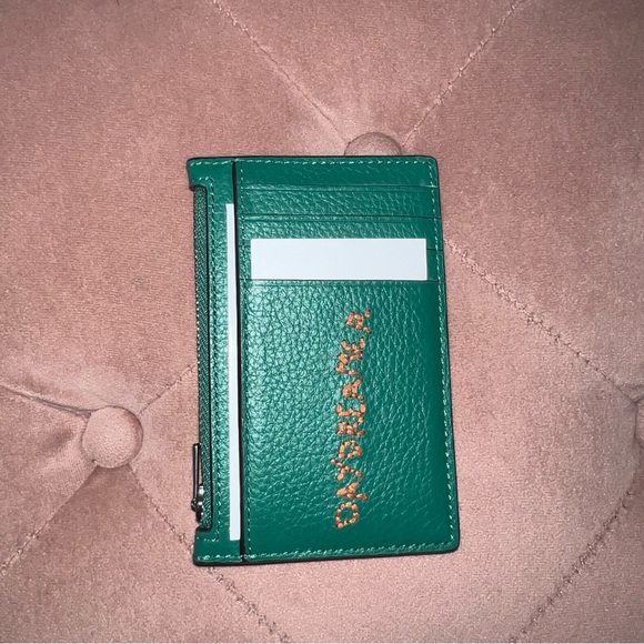 Coach Zip Card Case With Diary Embroidery - Picture 5 of 9